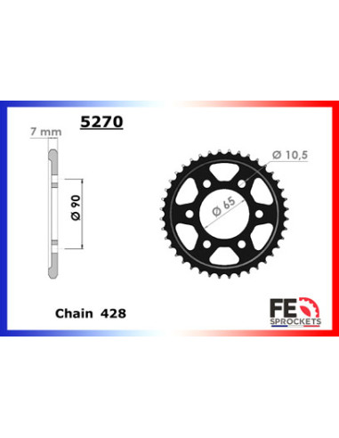 CB.125 R '21 15X48 RK428FEX * CBF125NA