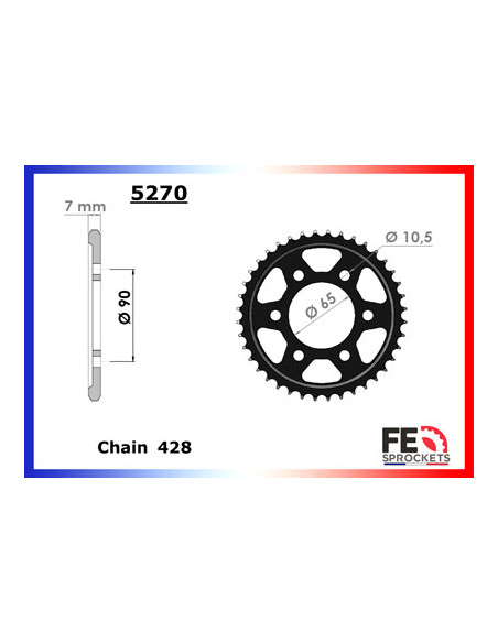 CB.125 R '21 15X48 RK428FEX * CBF125NA