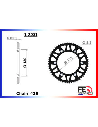 C/A VENT 50.DERAPAGE RR/BAJA/BAJA RR '18/21 58 428