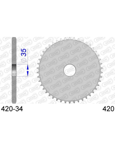 Couronne / Frette en Aluminium 420