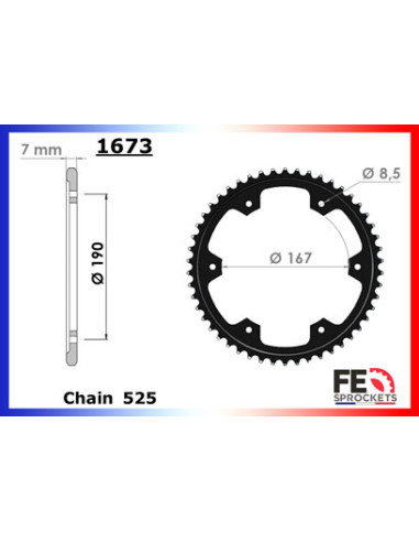 900.TIGER, GT/GT PRO '20 16X50 RK525RO  900.TIGER RALLY/ RALLY PRO '2