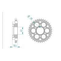 AFAM COURONNE ALU au pas de 525 D 1098 STRA