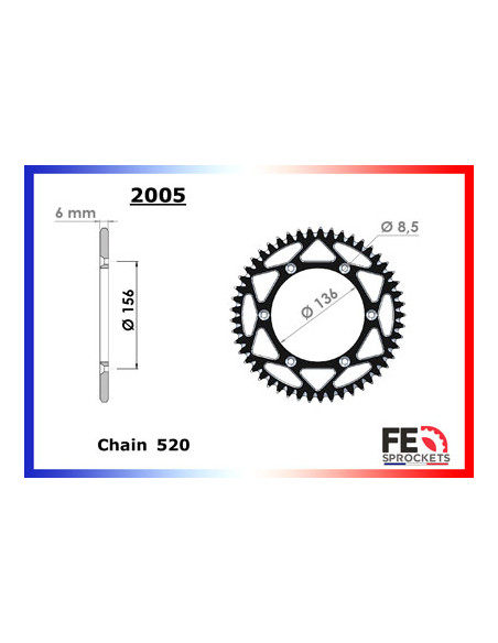 2.5 SE i-F 4T Enduro '10/13 13X50 RK520MXU