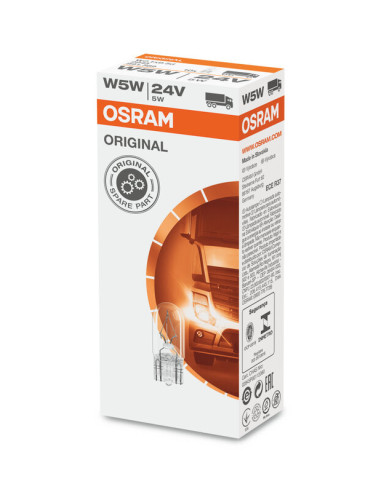 Ampoule OSRAM Original Line W5W 12V 5W - boîte de 10