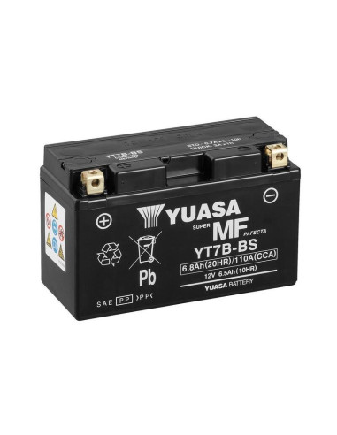 Batterie YUASA W/C sans entretien activée usine - YT7B