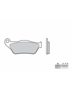 Plaquettes de frein BREMBO Scooter carbone céramique - 07065