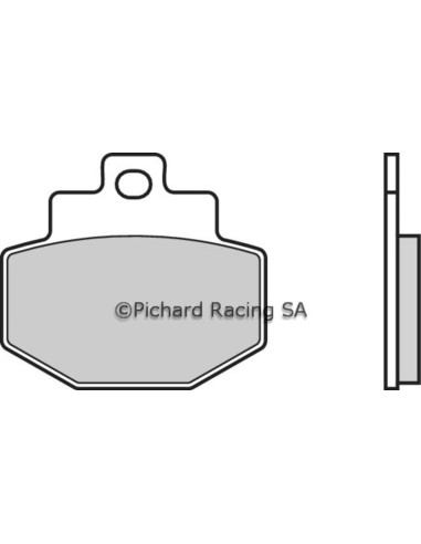 Plaquettes de frein BREMBO Scooter carbone céramique - 07047