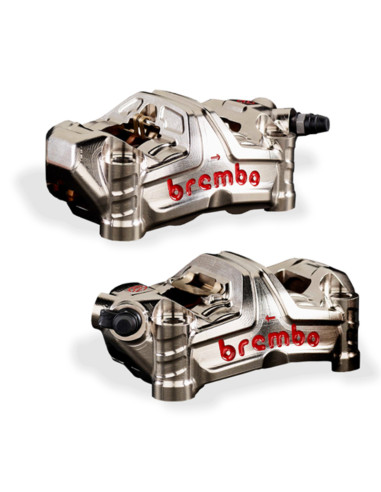 Paire d'étrier de frein avant axial BREMBO UPGRADE GP4-MS 4 pistons Ø30mm