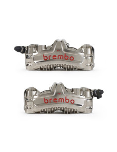 Paire d'étrier de frein avant axial BREMBO UPGRADE GP4-MS 4 pistons Ø30mm