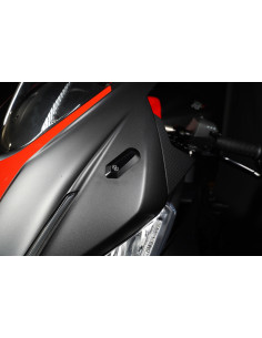 Kit caches orifices GILLES Race noir 2