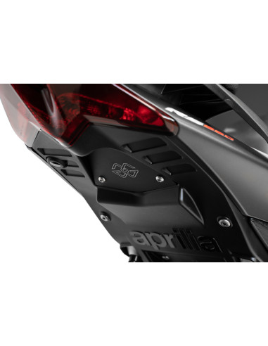 Kit caches orifices GILLES Race noir