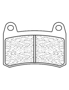 Plaquettes de frein CL BRAKES route métal fritté - 1274S4