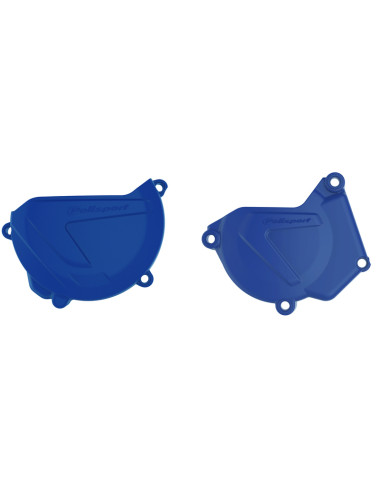 Protections de carters d'embrayage et d'allumage POLISPORT bleu - Yamaha YZ250