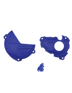 Protections de carters d'embrayage et d'allumage POLISPORT bleu - Yamaha YZ250F