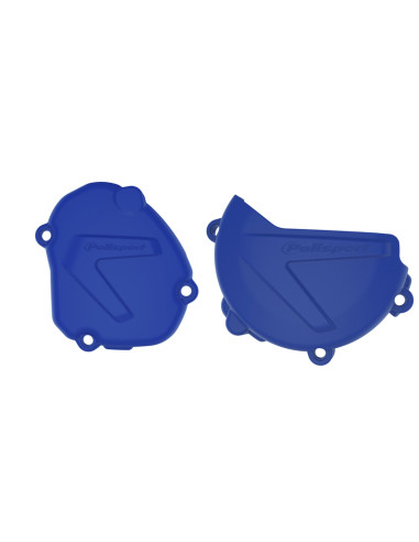 Protections de carters d'embrayage et d'allumage POLISPORT bleu - Yamaha YZ125