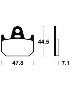 Plaquettes de frein TECNIUM Performance métal fritté - MF159