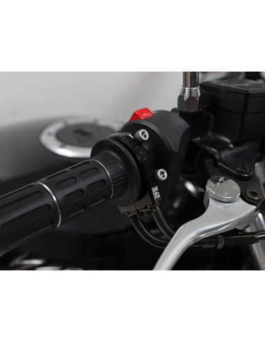 Kit poignée de gaz et support de câbles YOSHIMURA pour carbu TMR-L / FCR-L - 115mm