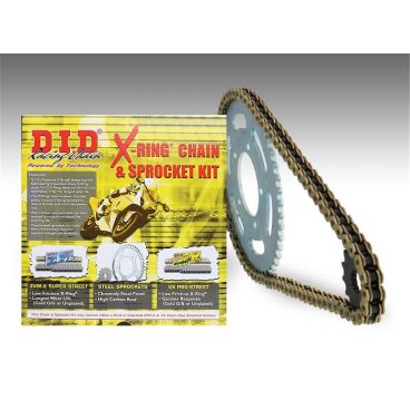 Kit chaine DID  ALU KAWASAKI KDX 250   B3 1983 à 1983