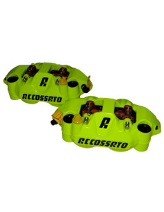 Paire d'étriers radial ACCOSSATO  monobloc forgés (entraxe 108mm)