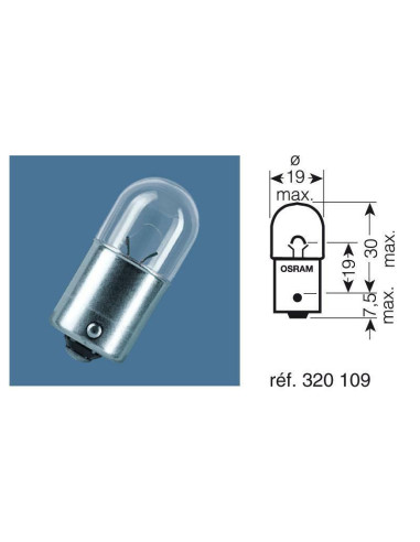Ampoule OSRAM Original Line R5W 12V 5W Ampoule OSRAM Original Line R5W 12V 5W