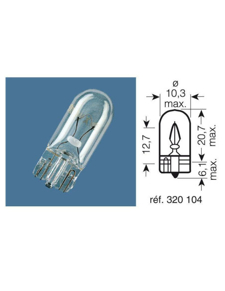 Ampoule OSRAM Original Line W3W 12V 3W