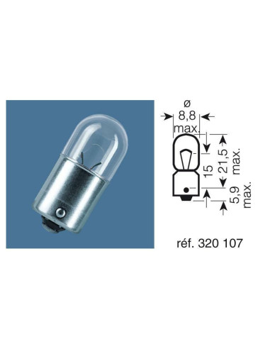 Ampoule OSRAM Original Line T4W 12V 4W