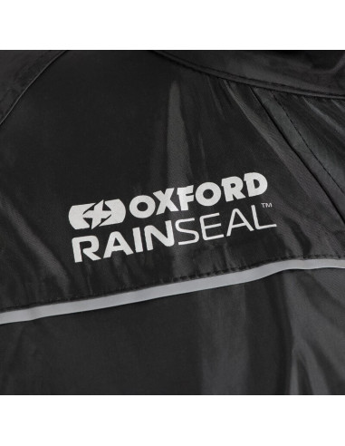 Combinaison de pluie OXFORD noir taille 4XL Combinaison de pluie OXFORD noir taille 4XL