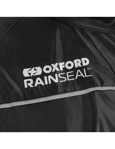 Combinaison de pluie OXFORD noir taille 4XL Combinaison de pluie OXFORD noir taille 4XL