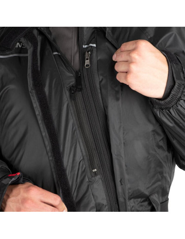 Combinaison de pluie OXFORD noir taille 4XL Combinaison de pluie OXFORD noir taille 4XL