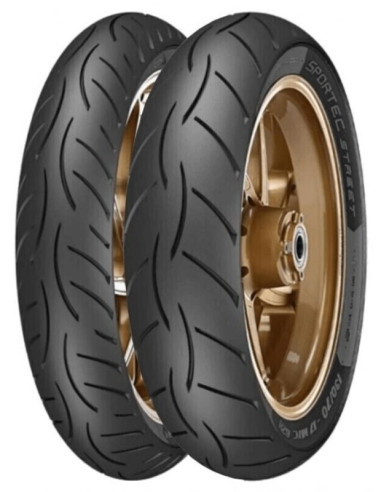 Pneu METZELER SPORTEC STREET 2 (F) 70/90-14 M/C 34S TL