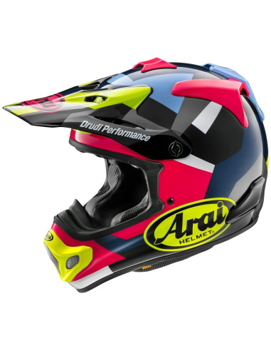 Casque ARAI MX-V BLOCK - Rose