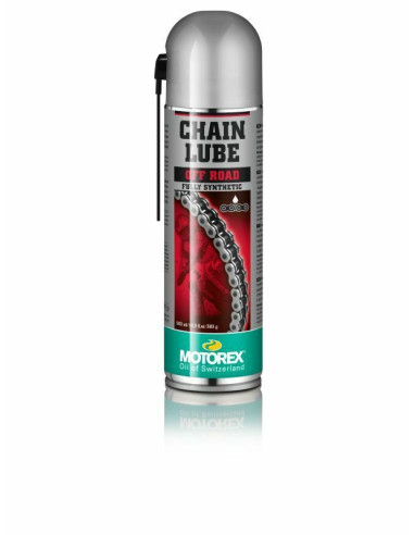 Lubrifiant chaîne MOTOREX Chainlube Off-Road - spray 5ml x12