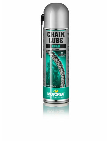 Lubrifiant chaîne MOTOREX Chainlube Road Strong - spray 5ml x12