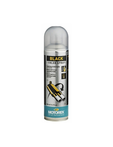 Vernis noir MOTOREX Black Colour Spray - Spray 5 ml x12