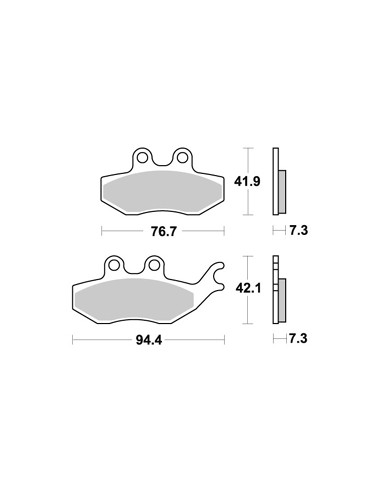 Plaquettes de freins AP RACING