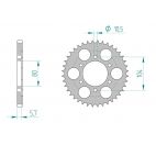 Kit chaine DID  ALU KAWASAKI Z 1000   ABS   GEF ZR 1000 2014 à 2014