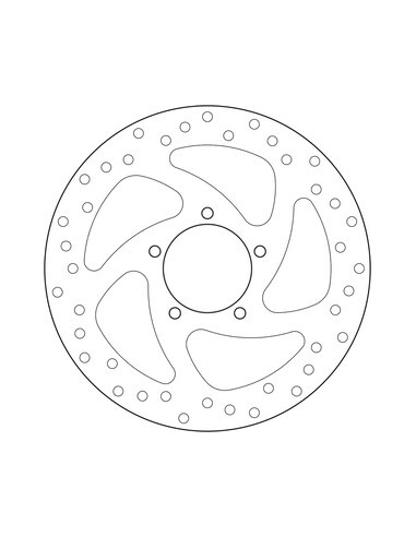 Disque de frein BREMBO Série Oro fixe - 68B407P6