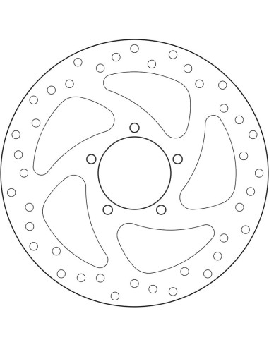 Disque de frein BREMBO Série Oro fixe - 68B407P6