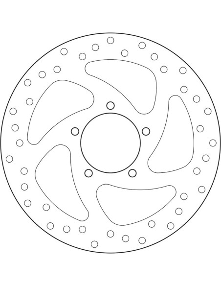 Disque de frein BREMBO Série Oro fixe - 68B407P6