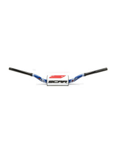 Guidon SCAR O² 28.6mm RC Mini 65/85 High - Graphic Colour bleu