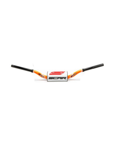 Guidon SCAR O² 28.6mm RC Mini 65/85 High - Graphic Colour orange