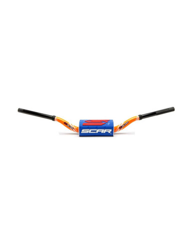 Guidon SCAR O² 28.6mm RC Mini 65/85 High - Graphic Colour orange