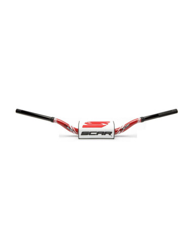 Guidon SCAR O² 28.6mm RC Mini 65/85 High - Graphic Colour rouge