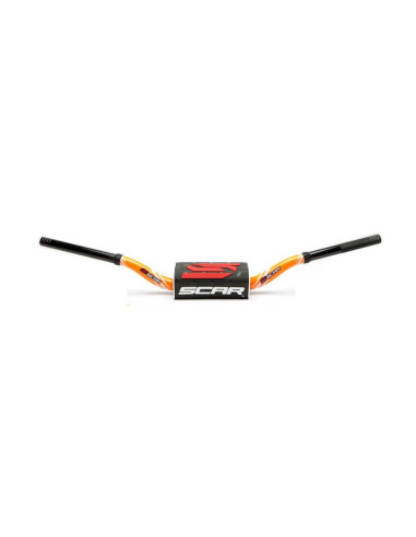 Guidon SCAR O² 28.6mm Mini 65/85 Low - Graphic Colour orange