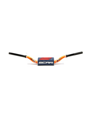 Guidon SCAR O² 28.6mm Mini 65/85 Low - Graphic Colour orange