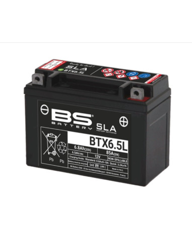 Batterie BS BATTERY SLA sans entretien activée usine - BTX6.5L 