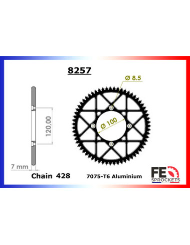 125.RR LC 4T Enduro '11/20 14X63 RK428MXZ *