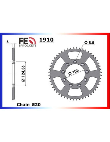 TM.450 EN FI (4T) '21/22 13X50 RK520FEX *