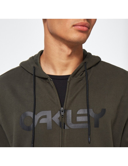 Sweat à capuche OAKLEY Teddy Full Zip - Marron