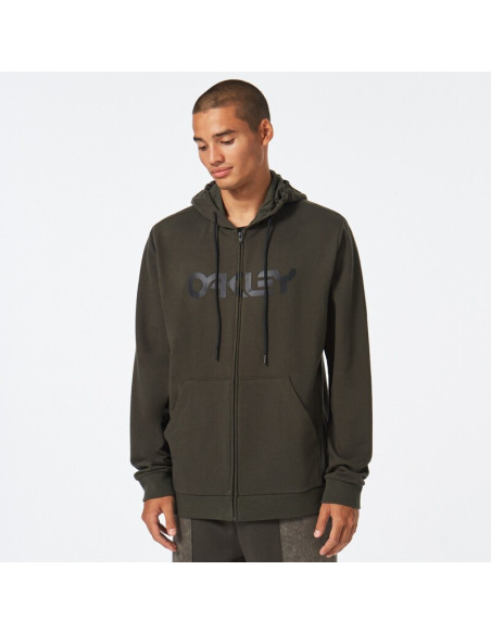 Sweat à capuche OAKLEY Teddy Full Zip - Marron